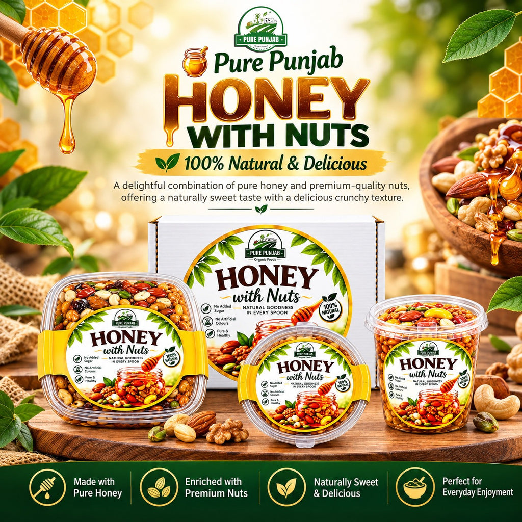 Pure Punjab - Honey with Nuts