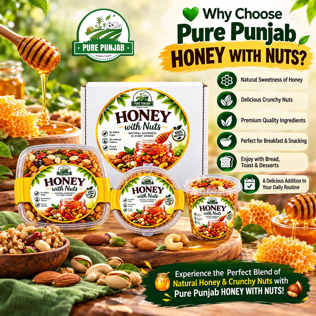 Pure Punjab - Honey with Nuts