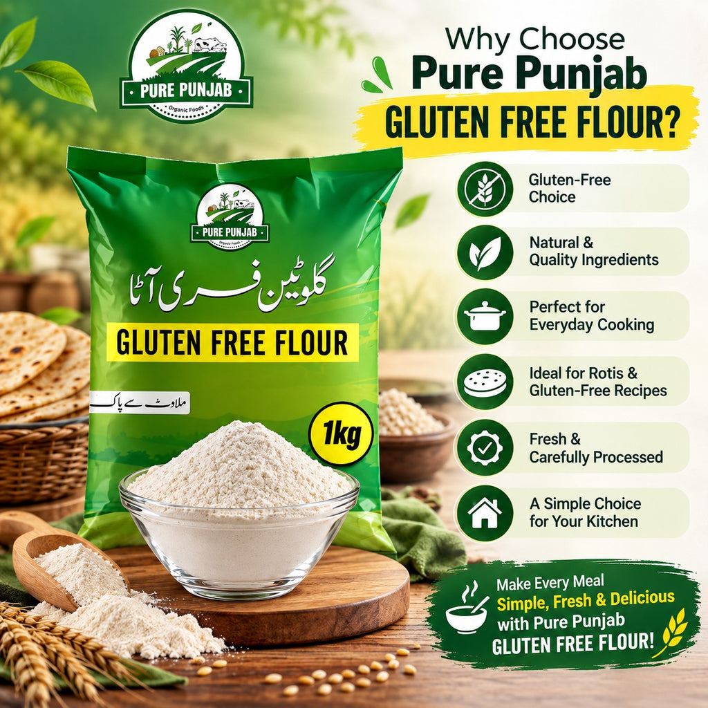 Pure Punjab Gluten Free Flour | پیور پنجاب گلوٹن فری آٹا
