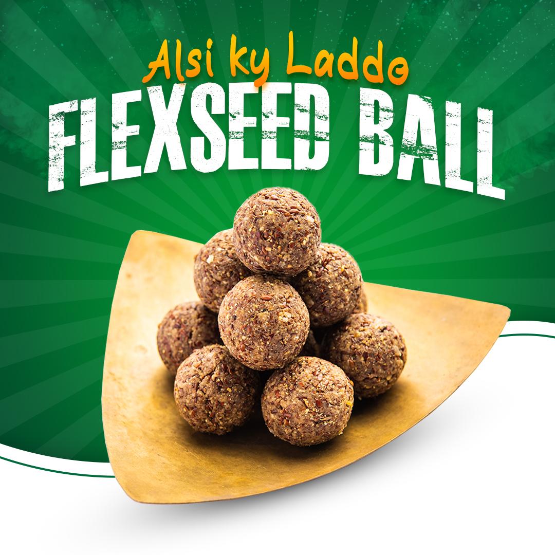Alsi ky Laddo (Flexseed Ball)