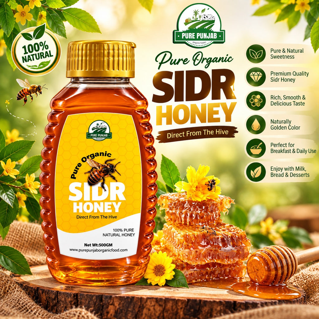 Pure Organic Sidr Honey | خالص آرگینک سدر شہد
